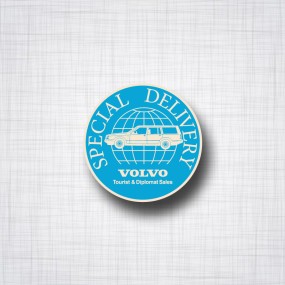 Sticker Special delivery Volvo