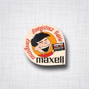 Sticker Maxell.