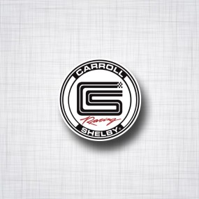 Sticker Carroll Shelby racing.