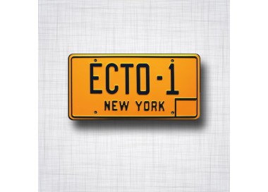 Lot de 2 plaques d'immatriculation Ghostbusters ECTO 1 et ECTO-1A New York Prop (300 mm x 150 mm Lot de 2 plaques d'immatriculation Ghostbusters ECTO 1 et ECTO-1A New York Prop (300 mm x 150 mm