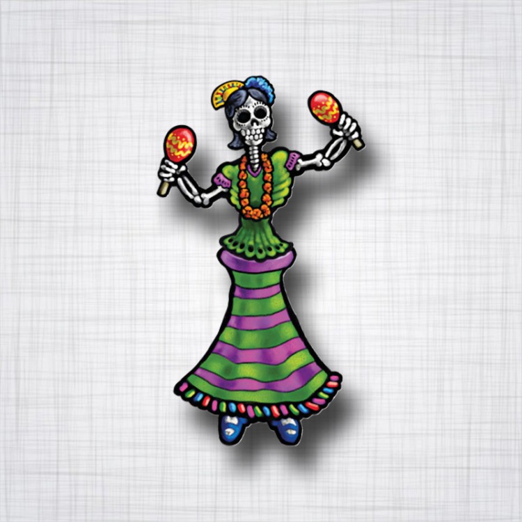 Sticker Catrina Santa Muerte. Sticker Catrina Santa Muerte.