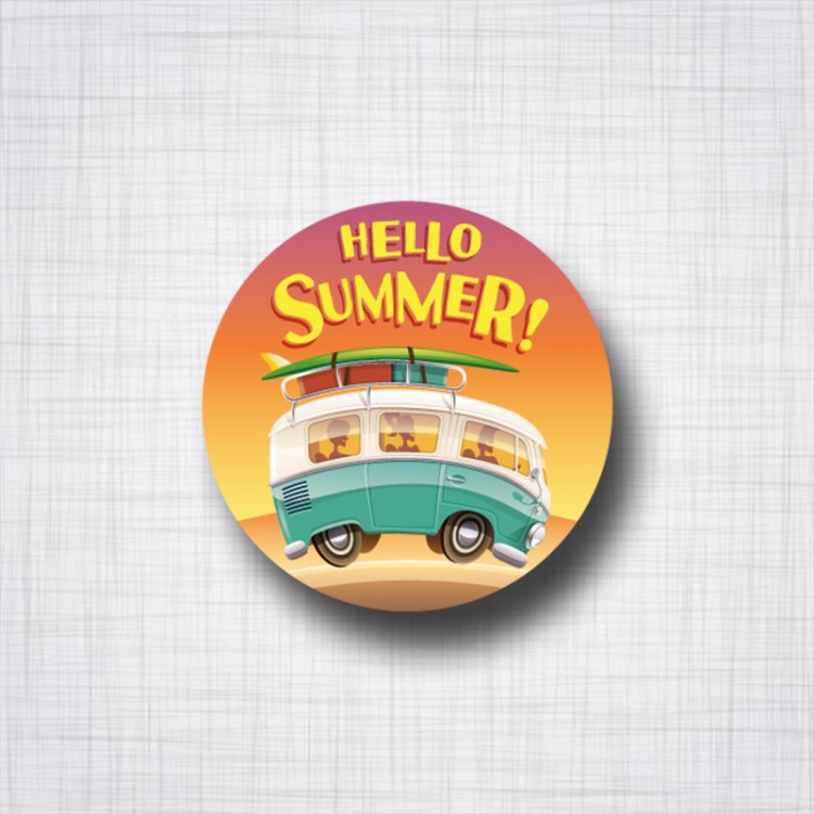 Sticker Hello Summer Combi.