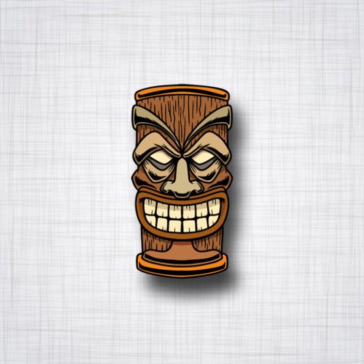 Sticker Tiki.