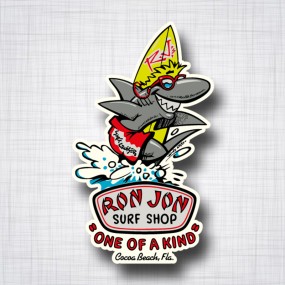 Sticker Ron Jon Surf Shop.
