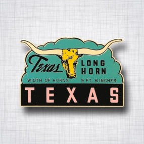 Sticker TEXAS Long Horn.