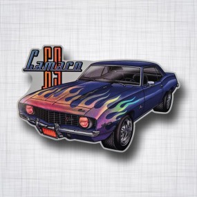Sticker Chevrolet Camaro 1969.