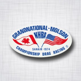 Sticker NHRA Grandnational Molson.