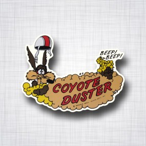Sticker Coyote Duster Plymouth Roadrunner.