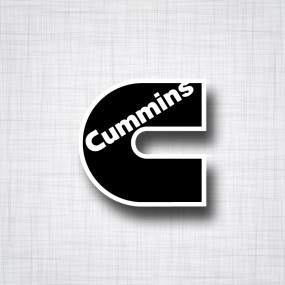 Sticker Cummins Engine.