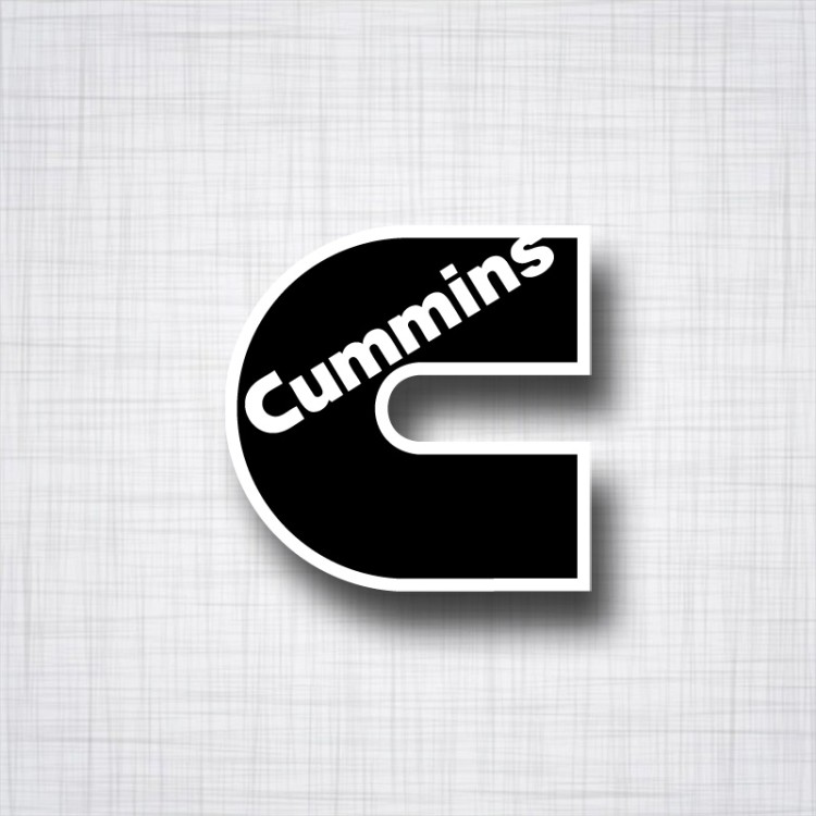 Sticker Cummins Engine.
