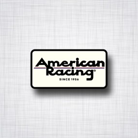 Sticker American Racing Wheels.