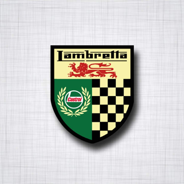 Sticker Lambretta Castrol