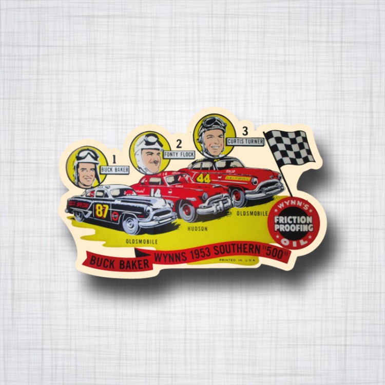 Sticker Wynn's 1953 Southern 500.