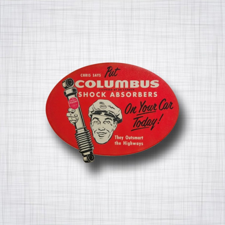 Sticker Columbus Shock Absorbers.