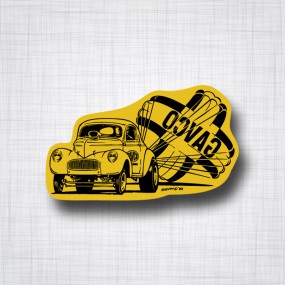 Sticker Gavco Wyllis Dragster.