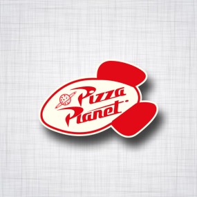Sticker Pizza Planet.