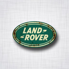 Sticker Land Rover rouillé.