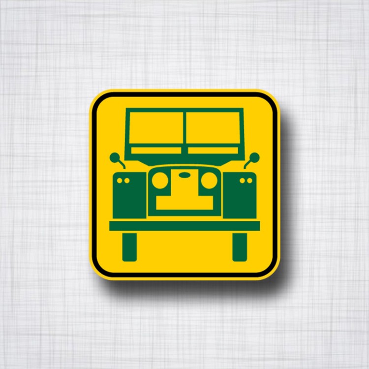 Sticker Land Rover.