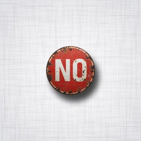 Sticker NO-ON.