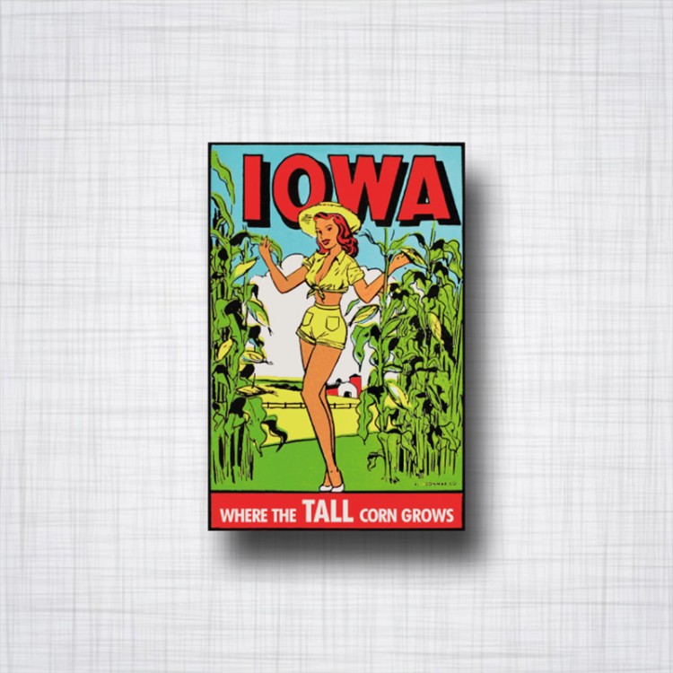 Sticker Iowa.