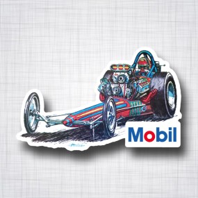 Sticker Mobil Dragster.