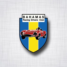 Sticker Bahamas Racing Driver Club.