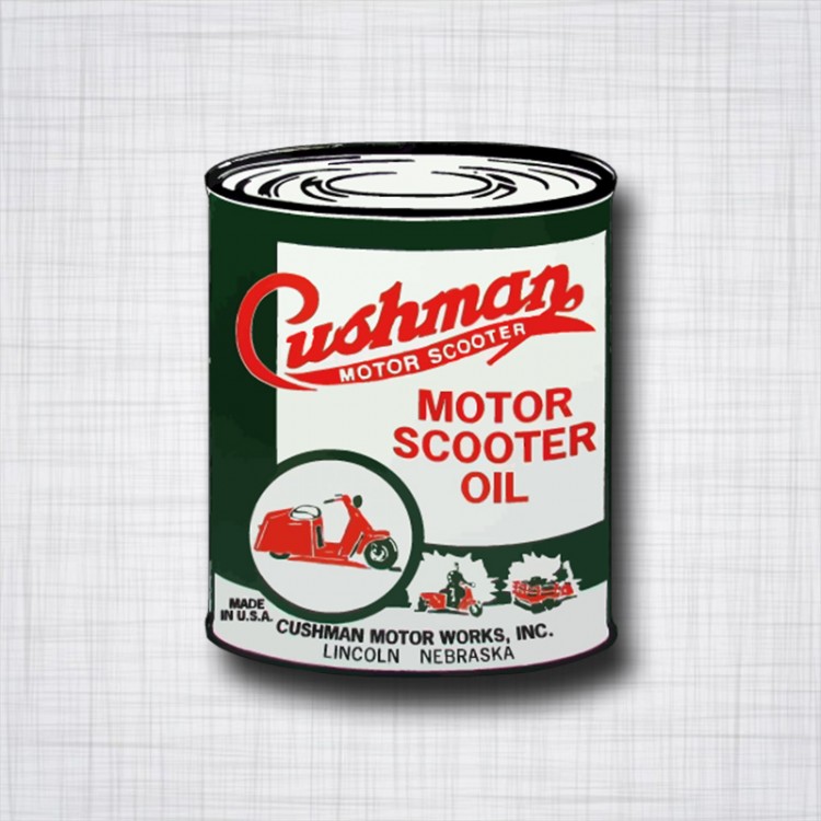 CUSHMAN Motor Scooter Oil can