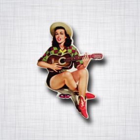 Pin-up Guitare