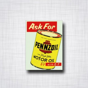 Sticker Ask for PENNZOIL