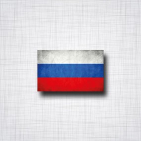 Sticker drapeau﻿ Russie