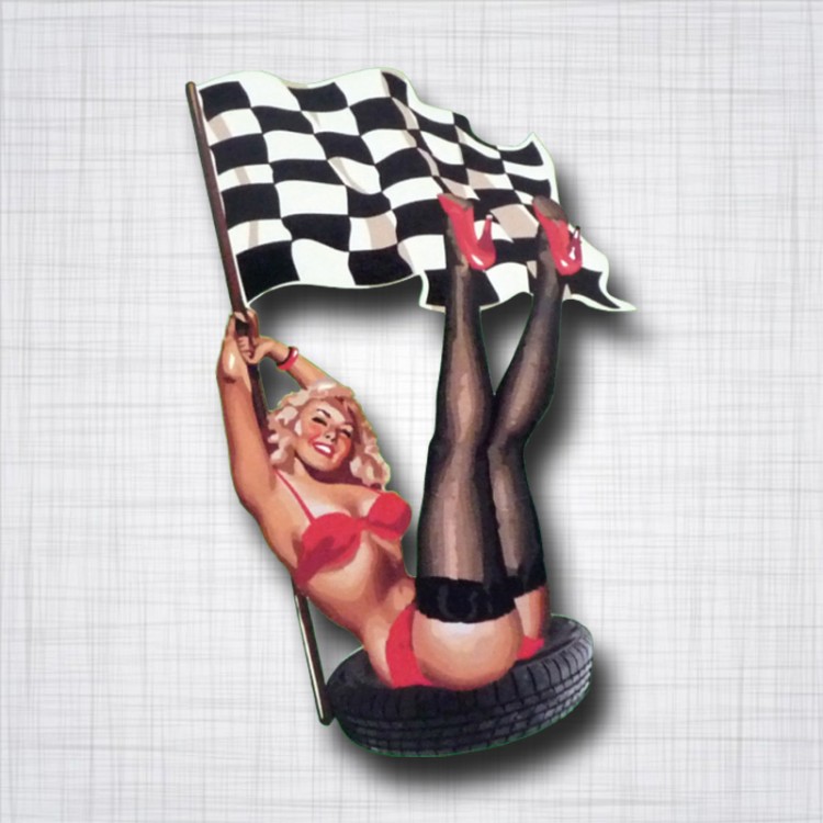 Pin-up Drapeau