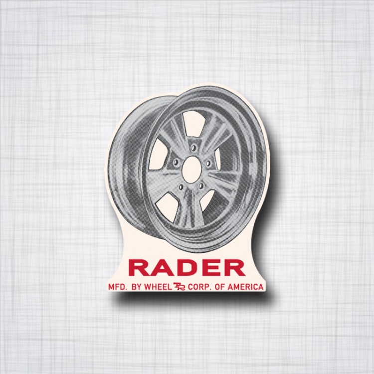 Sticker Rader Wheels