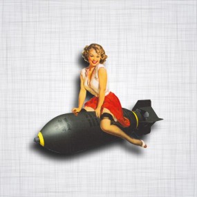 Sticker Pin-up Bomb