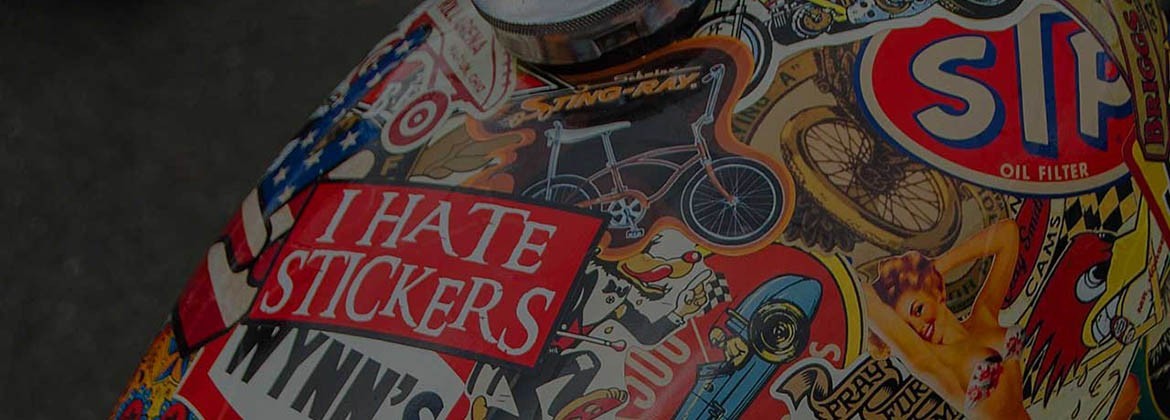 Plus de 1000 stickers vintages fabriqués par